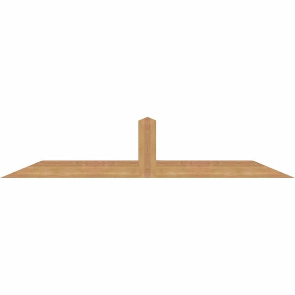 Ekena Millwork Portland Smooth Timber Gable Bracket, Western Red Cedar, 60"W x 12"H x 3 1/2"D x 3 1/2"F, 5/12 Pitch GBW060X12X0404POR00SWR - main